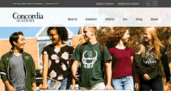 Desktop Screenshot of concordiaacademy.com
