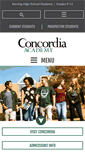 Mobile Screenshot of concordiaacademy.com